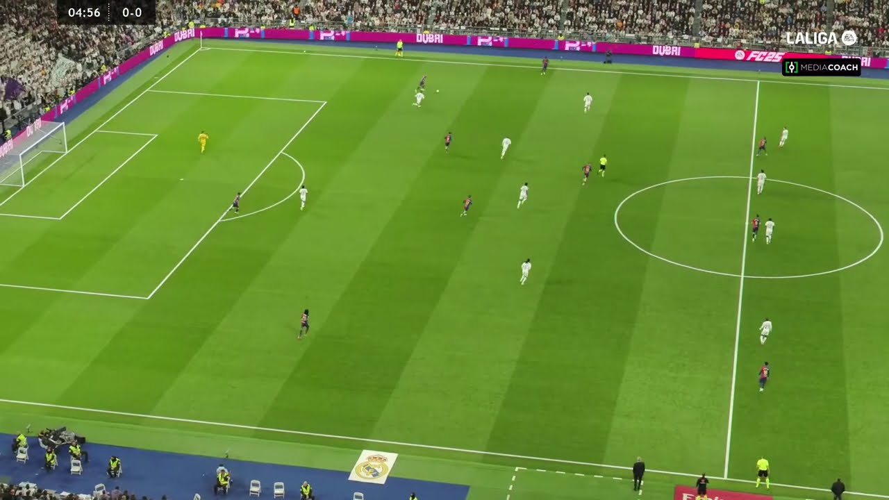 24-25 Real Madrid vs FC Barcelona Tactical Cam