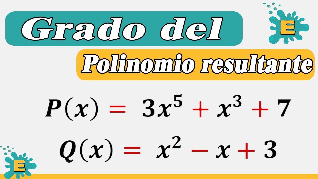 ✅POLINOMIOS || Operaciones con grados
