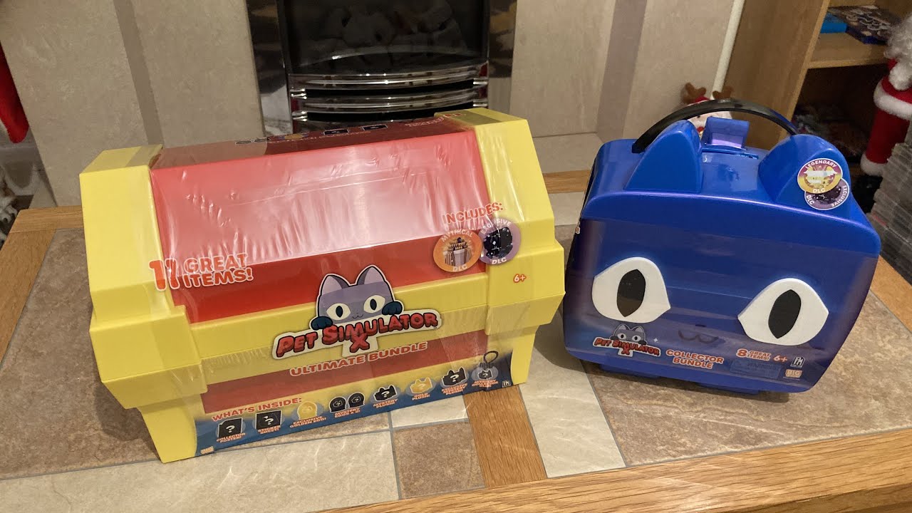 Pet Simulator X Blue Iridescent Cat & Red Treasure Chest Unboxing