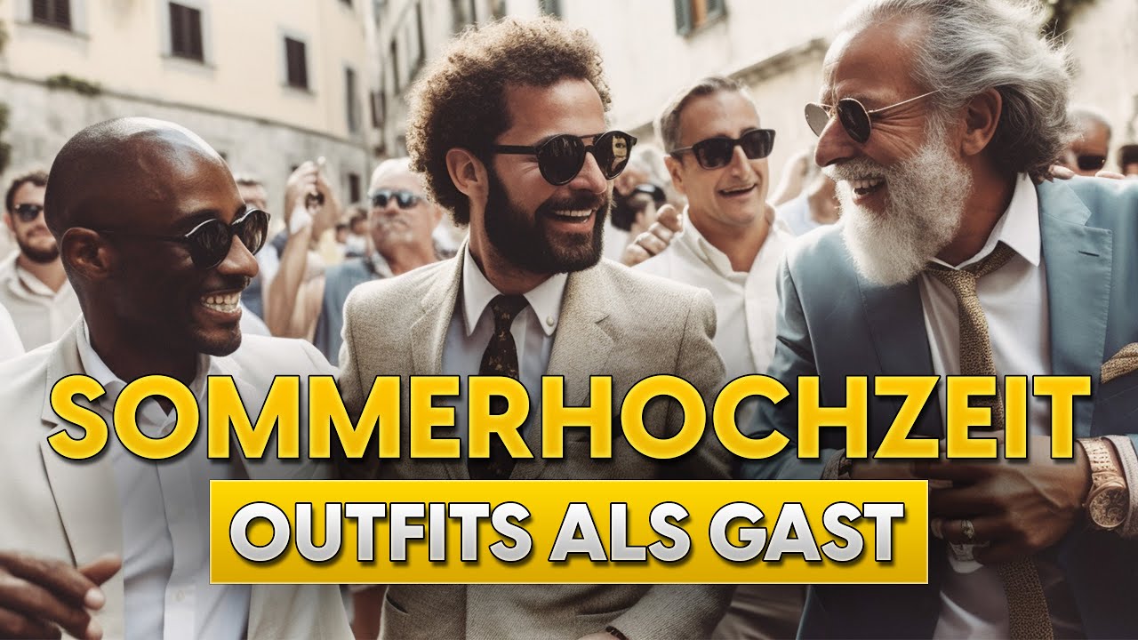Outfits für SOMMERHOCHZEITEN (als Gast) | Stylingtipps für Männer
