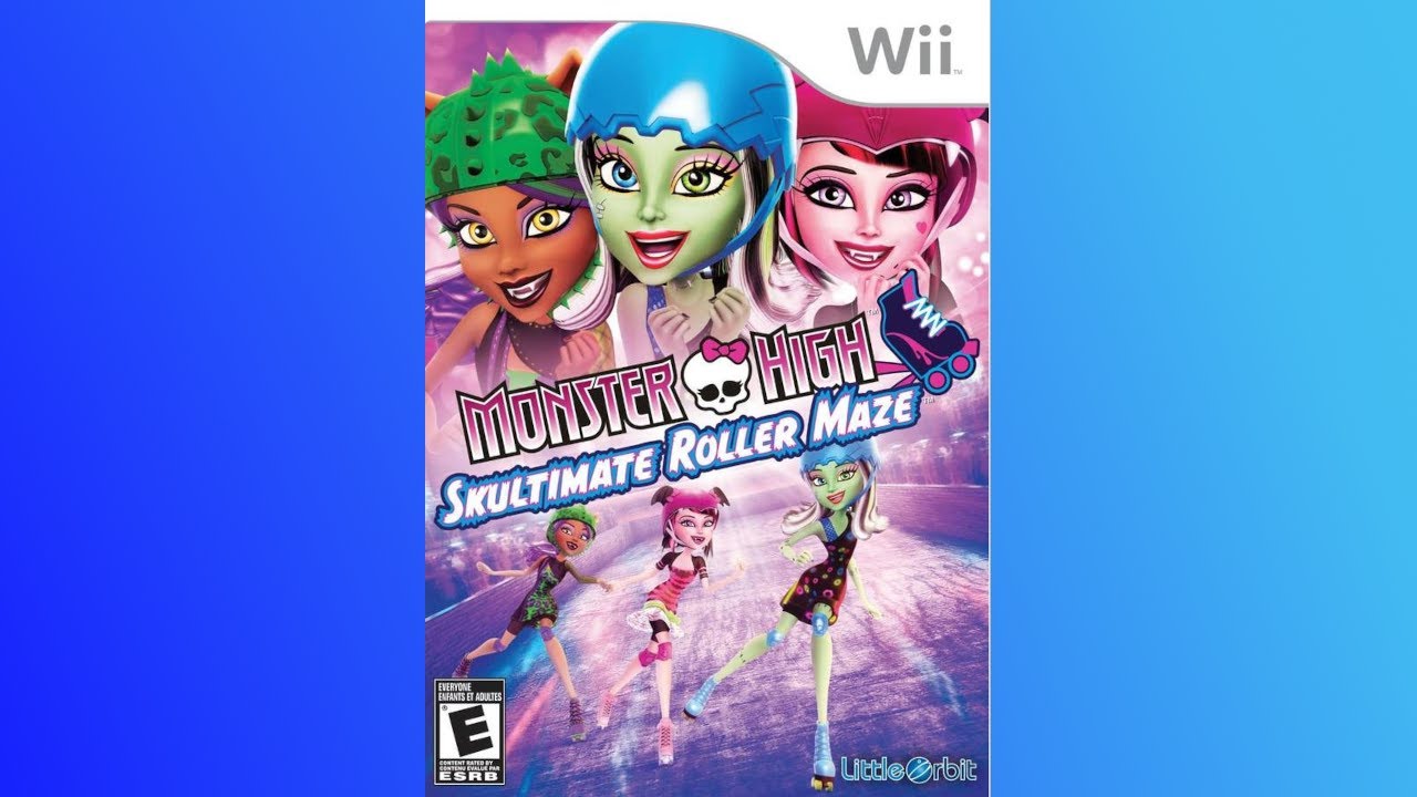 🎃🔑Monster High: Skultimate Roller Maze - Nintendo Wii