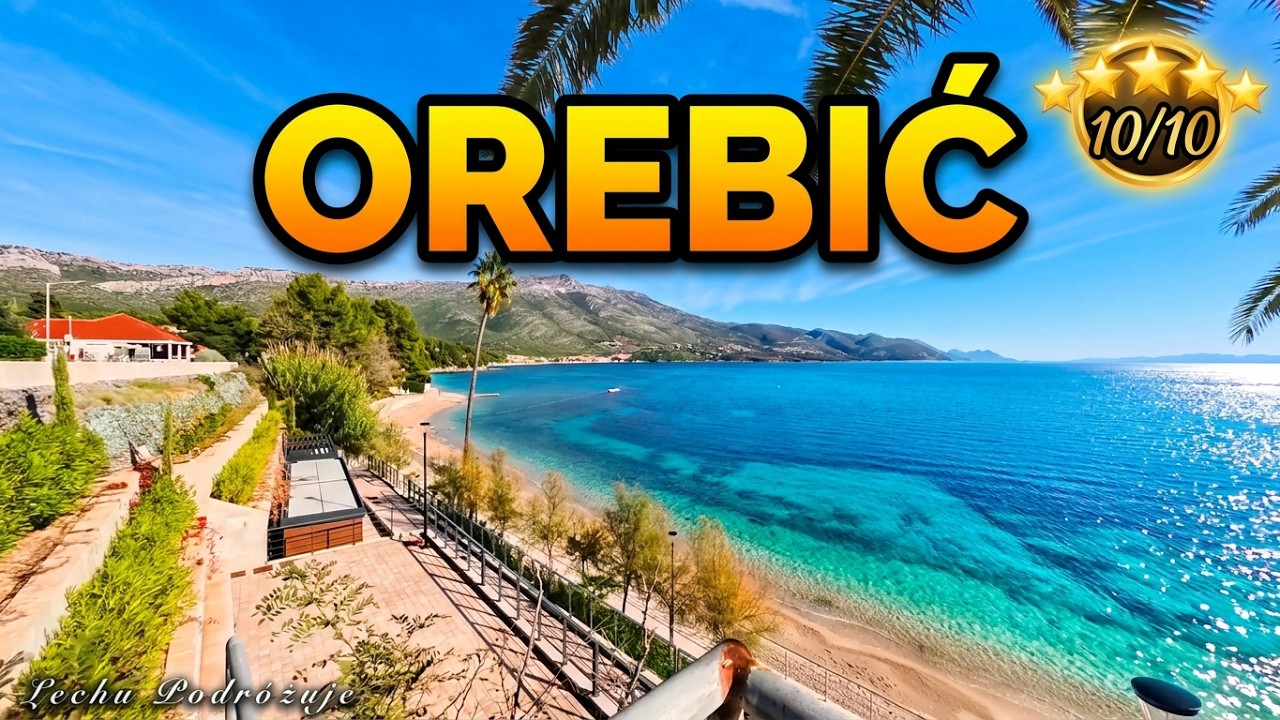 Chorwacja-Promenada w Orebić