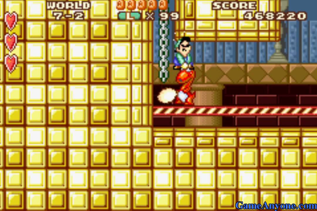 Super Mario Advance [GBA] - Level 7-2 (All red coins)