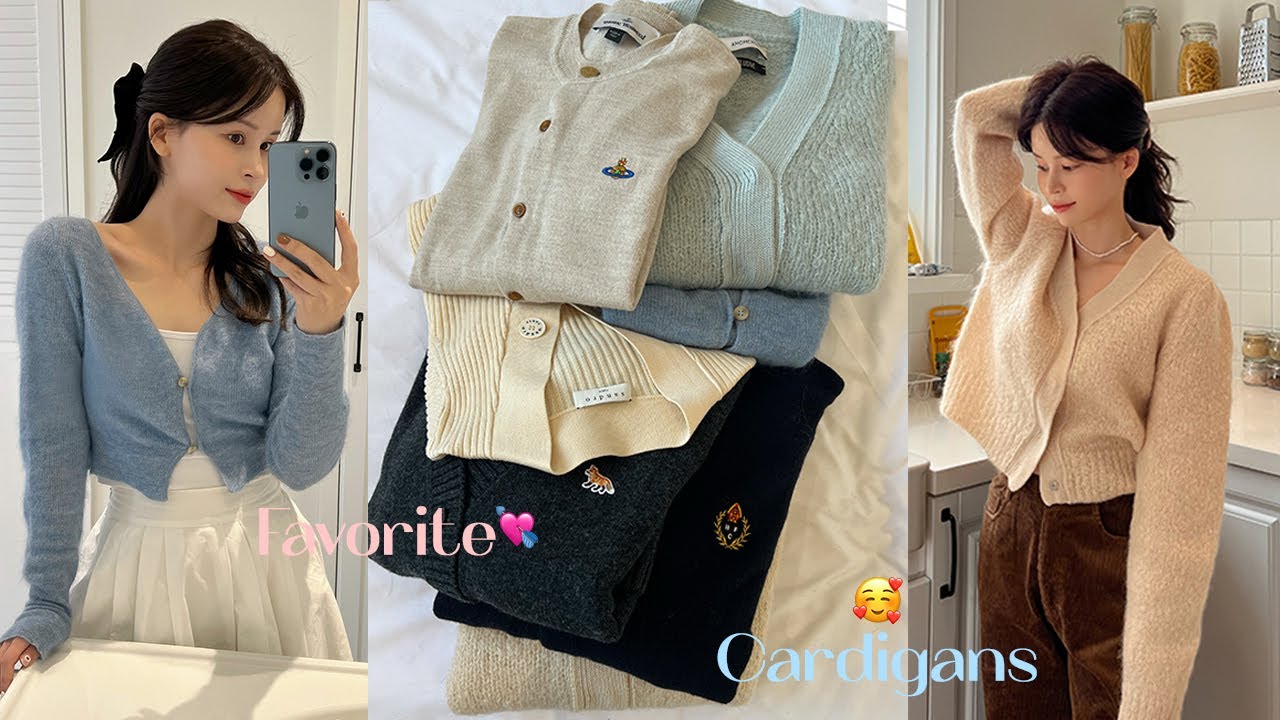 🧶가을, 겨울에 입기 좋은 브랜드 가디건 추천 ✷ 색감 예쁜 브랜드 가디건 8가지🍧 | 자크뮈스, 메종키츠네, 비비안웨스트우드, 산드로, 아모멘토, 헤리티지플로스, 앤아더스토리즈