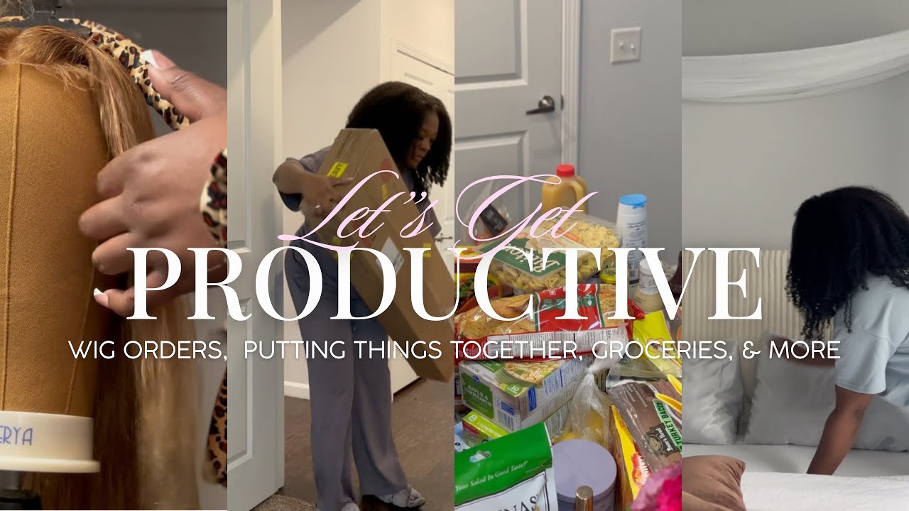Let’s Get Productive 💗 | Wig Orders, Amazon Finds, + More