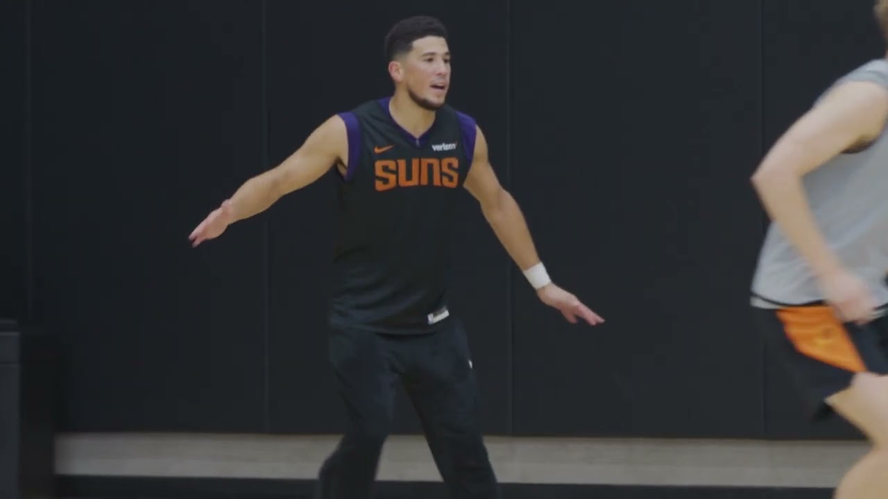 Devin Booker Mic'd Up at Suns Practice