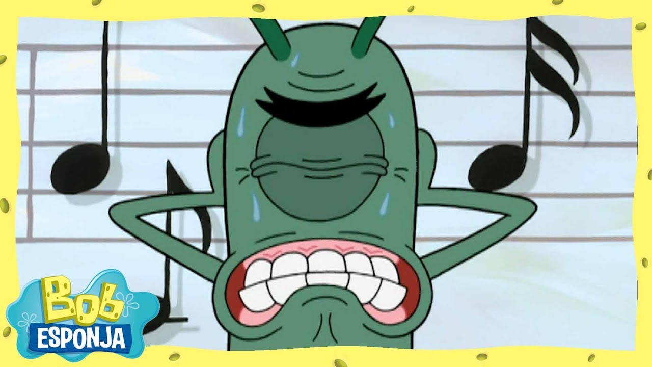 Plancton se hace amigo de Calamardo | Bob Esponja en Español
