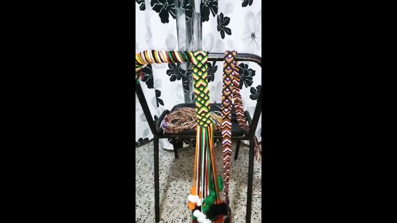 comment creer des ceintures berberes(agus) part 1 with tity🥰🌺(en kabyleL