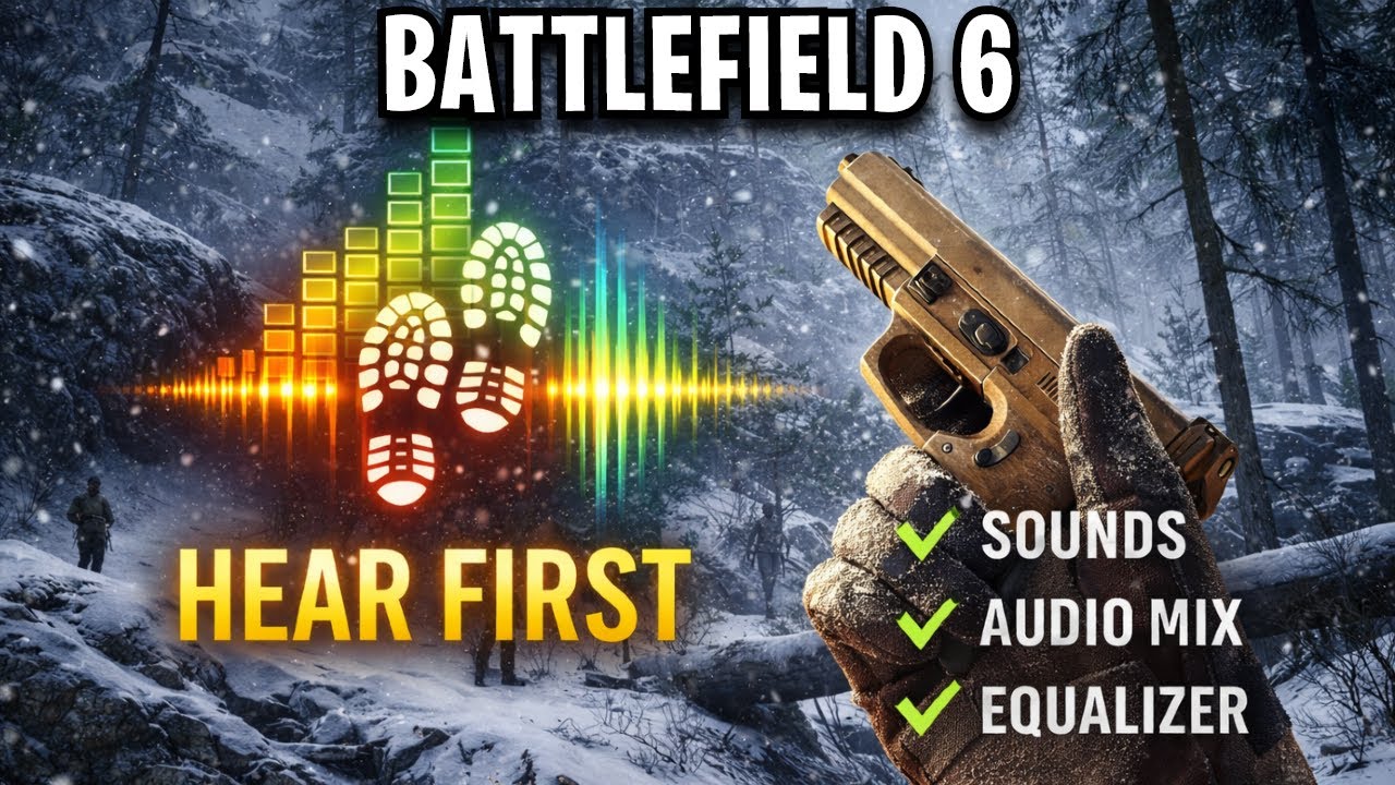 Лучшие настройки для исправления звука в Battlefield 6! (Шаги + Чёткость)