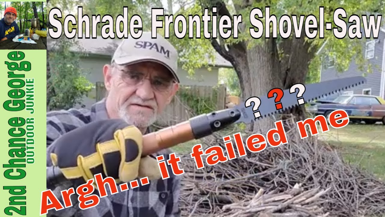 Schrade Frontier Shovel-Saw Combo. A disappointing fail