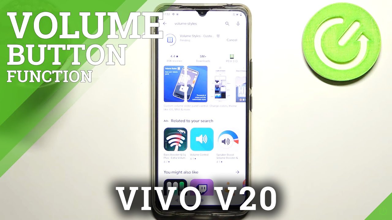 Как настроить панель громкости на VIVO V20 &mdash; приложение Volume Styles