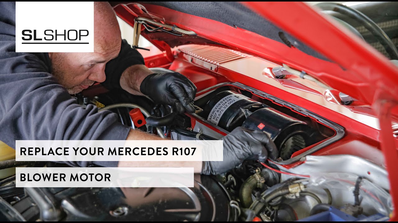 Mercedes R107 SL Blower Motor Resistor Replacement