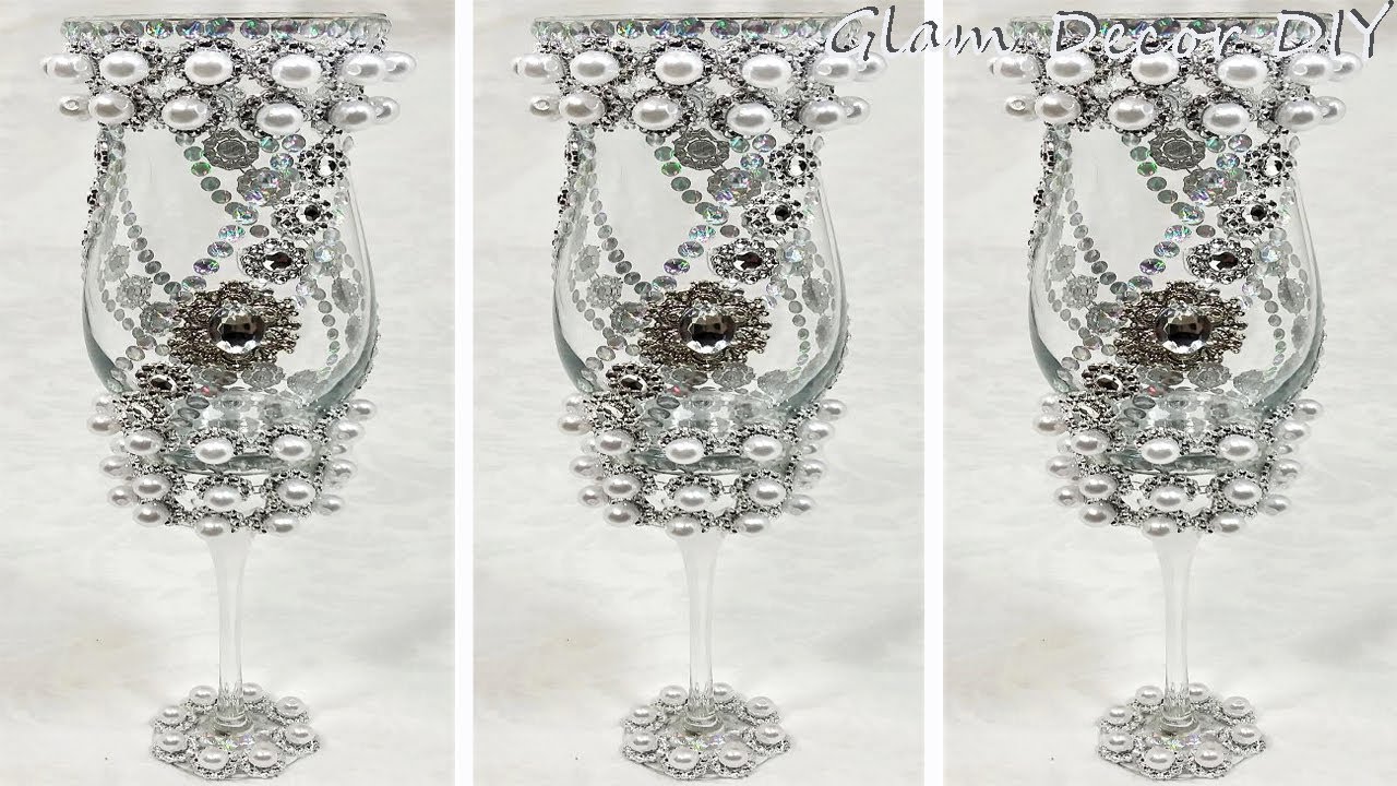 Dollar Tree DIY Elegant Glam Vase Glam Room Décor 2020