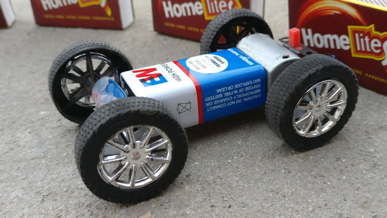 How to Make a Powerful Electric Toy Car at Home - Mini Car