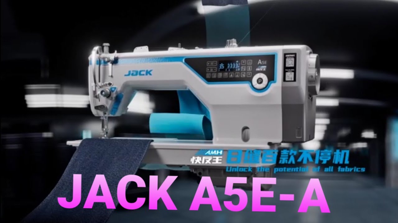 Jack A5E-A Single Needle Lockstitch Machine. #jack #lockstitch #sewingmachine #A5E