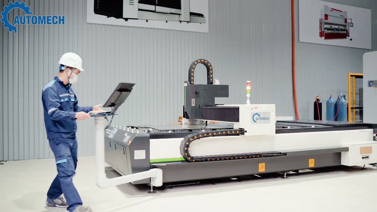 AUTOMECH - Han's Yueming laser: Máy cắt laser bàn đơn