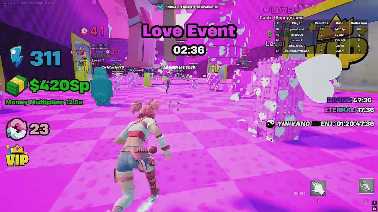 Fortnite #tsunami escape for brainrots