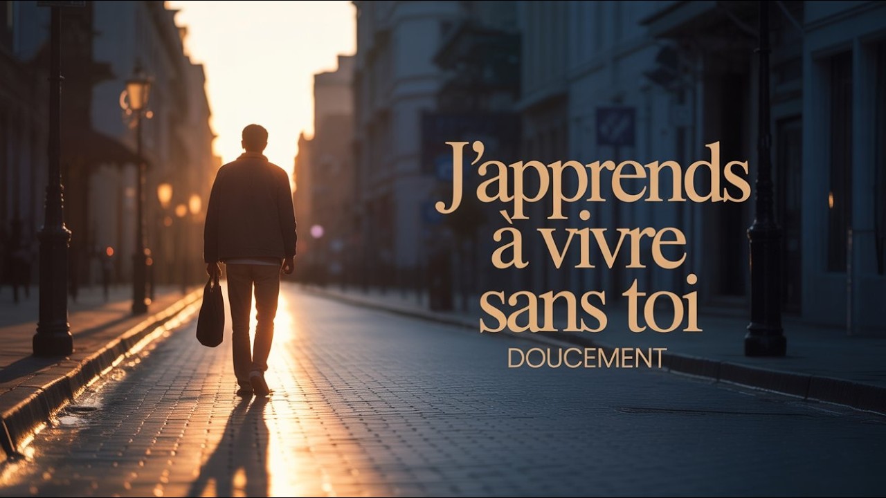 J’apprends à vivre sans toi, doucement