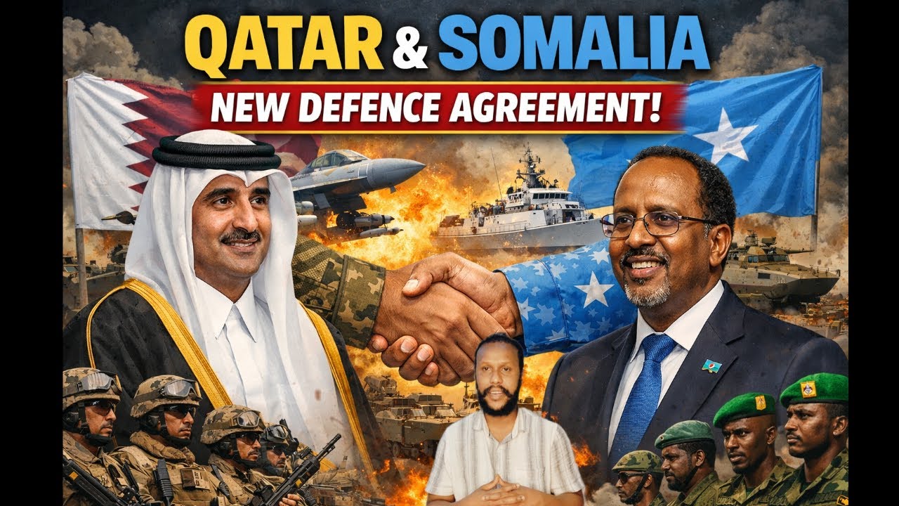 BREAKING: Qatar & Somalia Sign Historic Defence Agreement