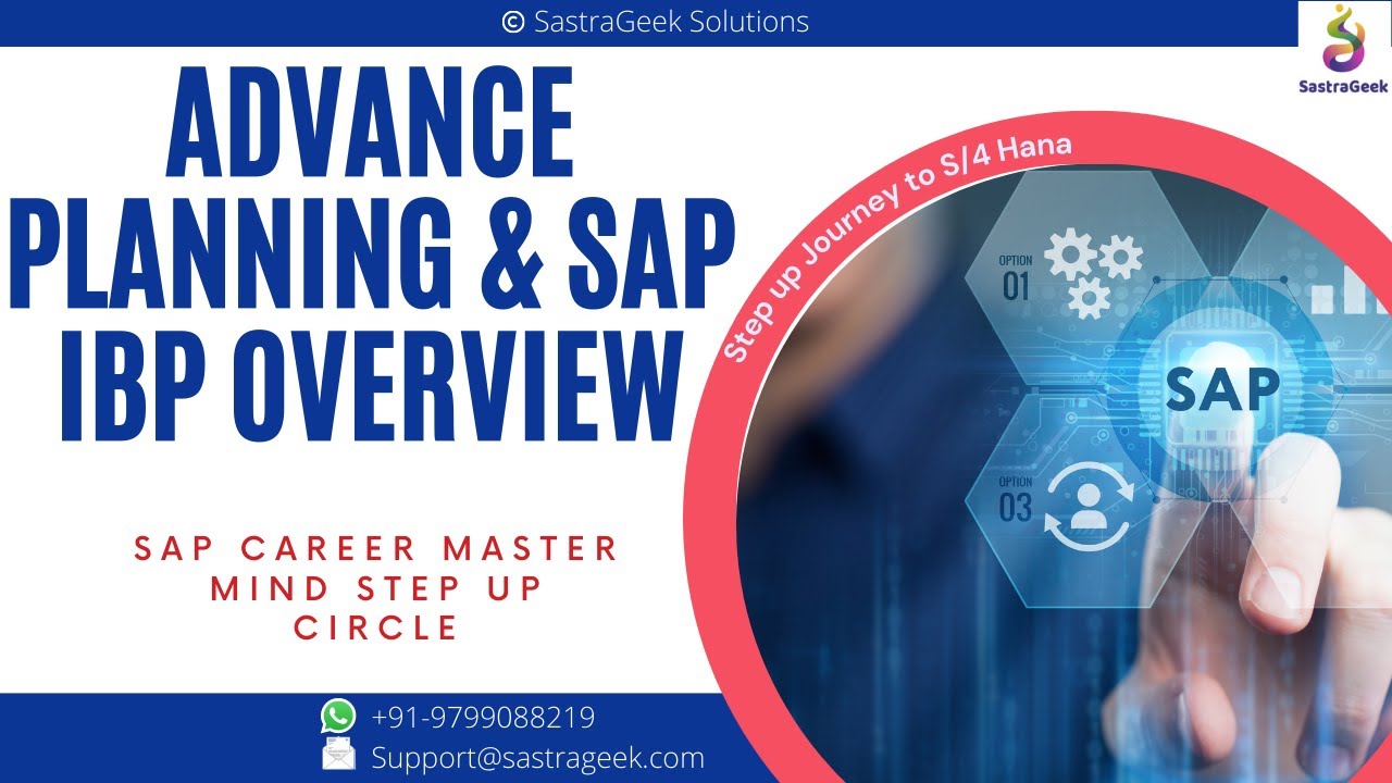 SAP IBP - Advance Planning and SAP IBP Overview