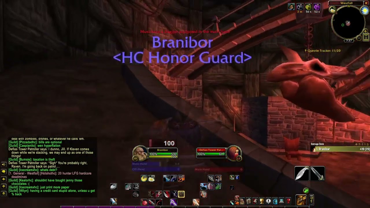 Rogue 20lvl HC poison quest (alliance)