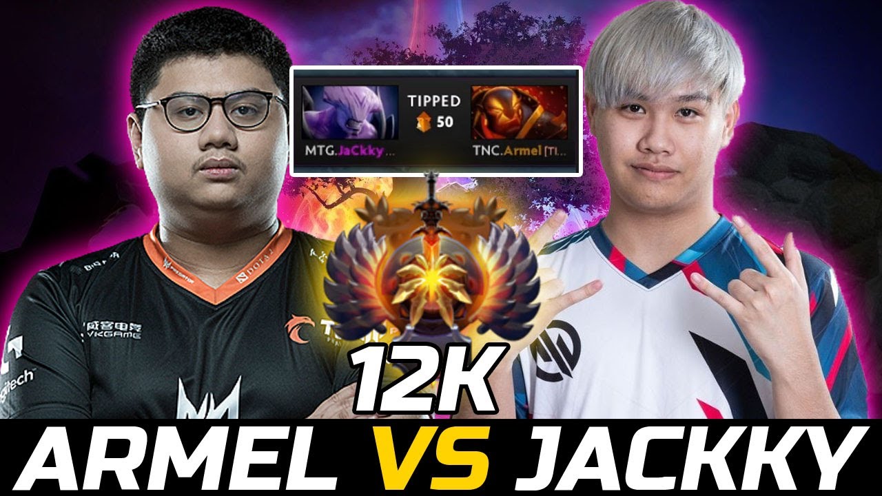 ARMEL EMBER SPIRIT VS 12000 MMR - JACKKY VS ARMEL DOTA 2