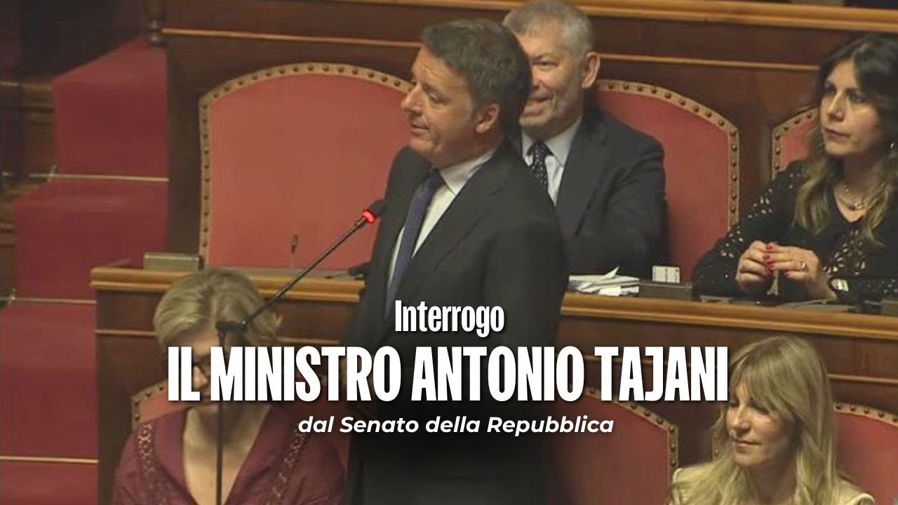 Interrogo il Ministro Antonio Tajani | 3/07/2025