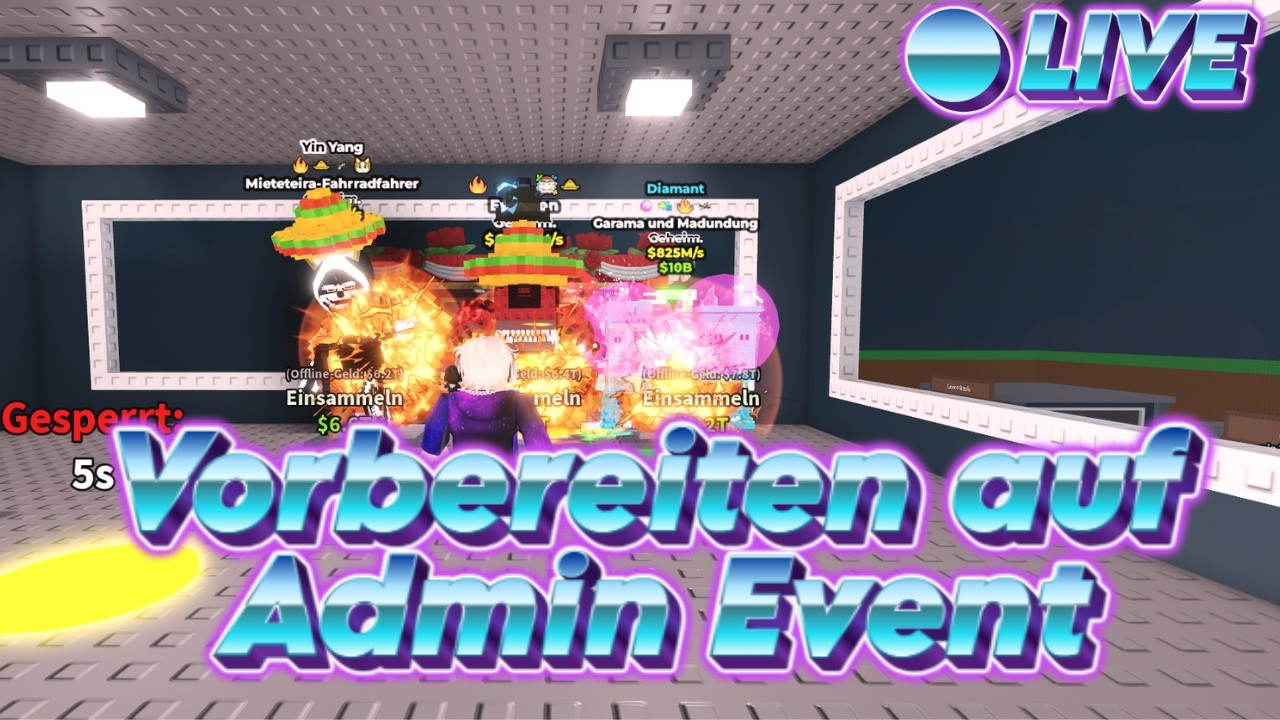 Vorbereitung auf das ADMIN EVENT in Steal a Brainrot + PvP DUELLE 🔴 LIVE