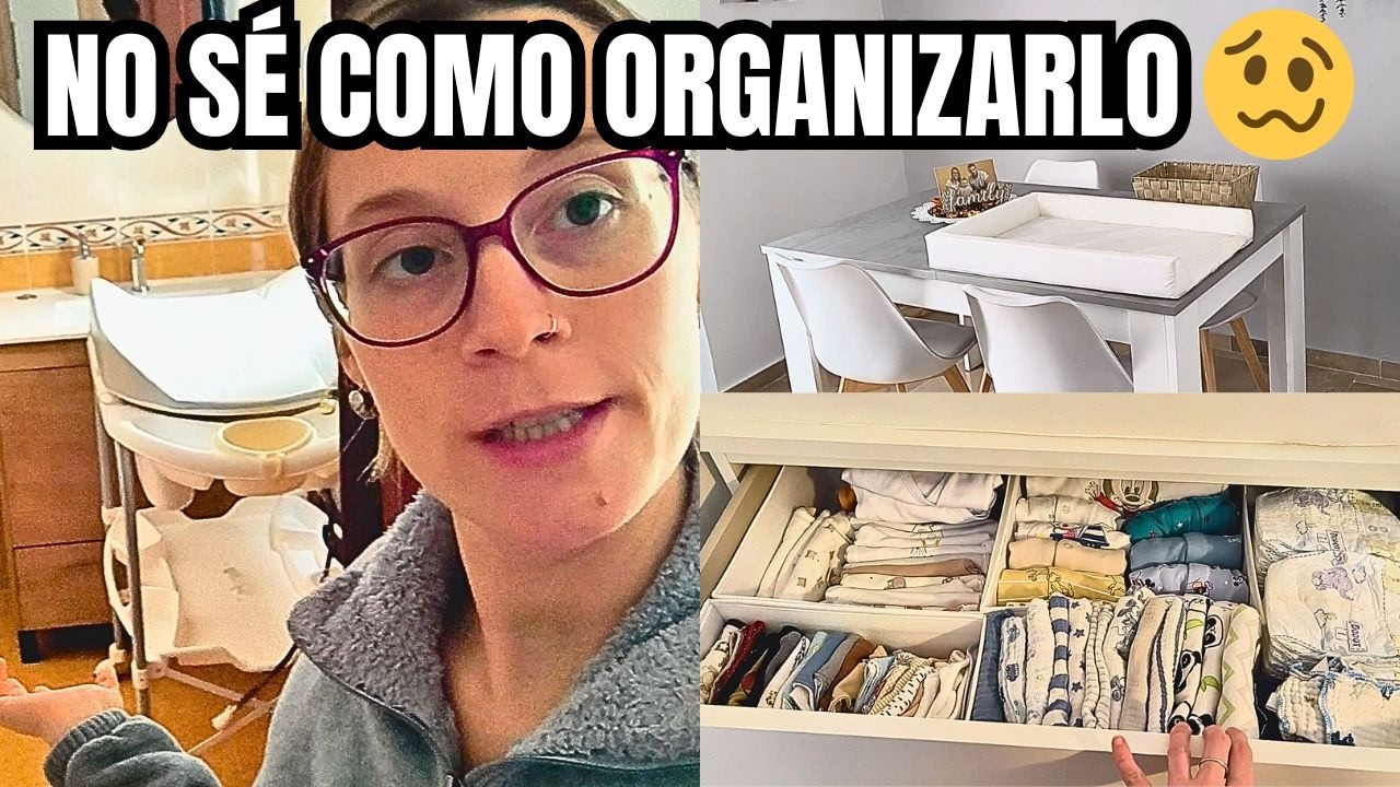 A Pocas Semanas de Dar a Luz y Llena de Dudas🤦🏼‍♀️OS NECESITO🆘 Vlog Organizo la Cómoda del Bebé 👶🏼