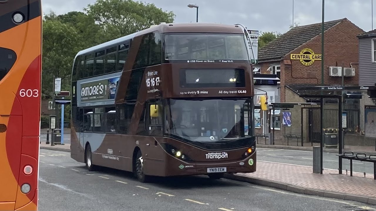 Nottingham Transport Route 17@455/YN19 EEM (Victoria Street - Bulwell)