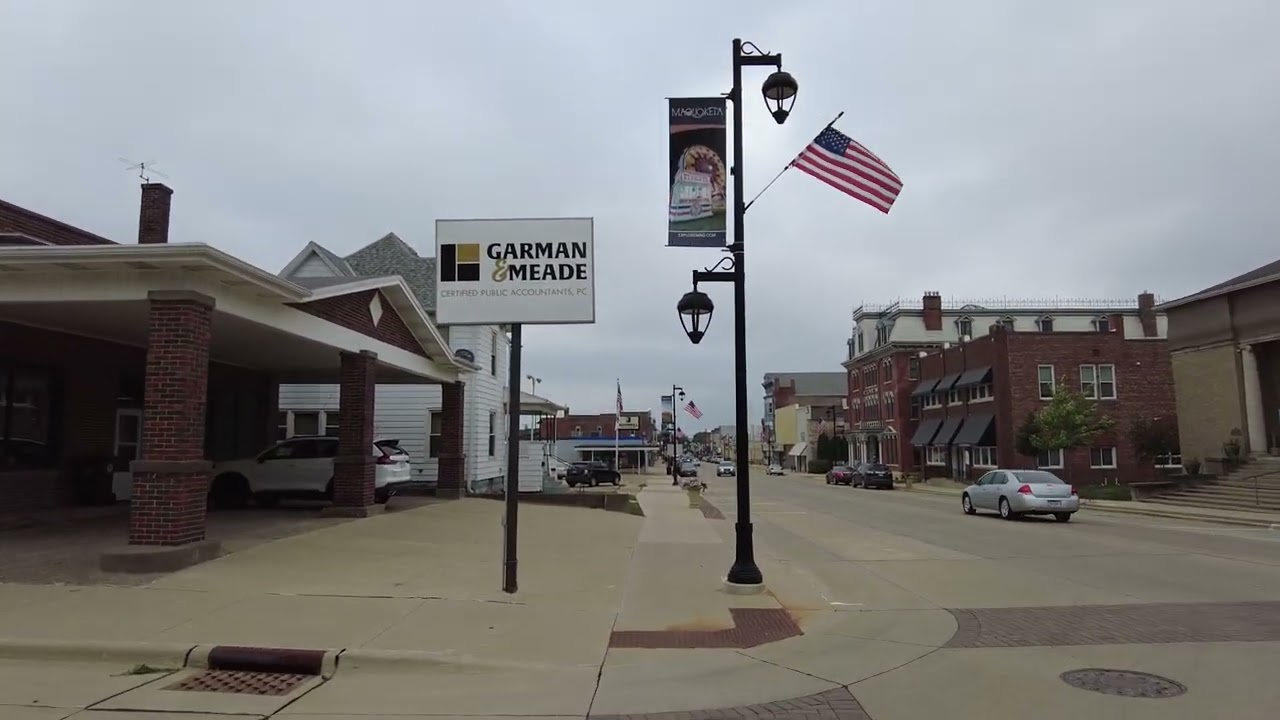 Touring Iowa (4K) - Maquoketa, Jackson County