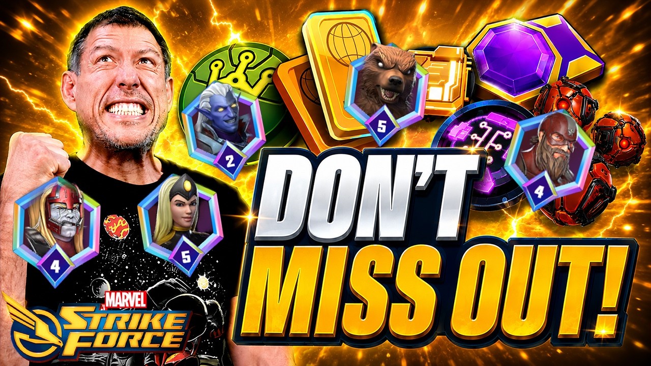 SO MUCH FREE STUFF! How To Get 5 Diamonds, Gold, Training Mats & More! Marvel Strike Force