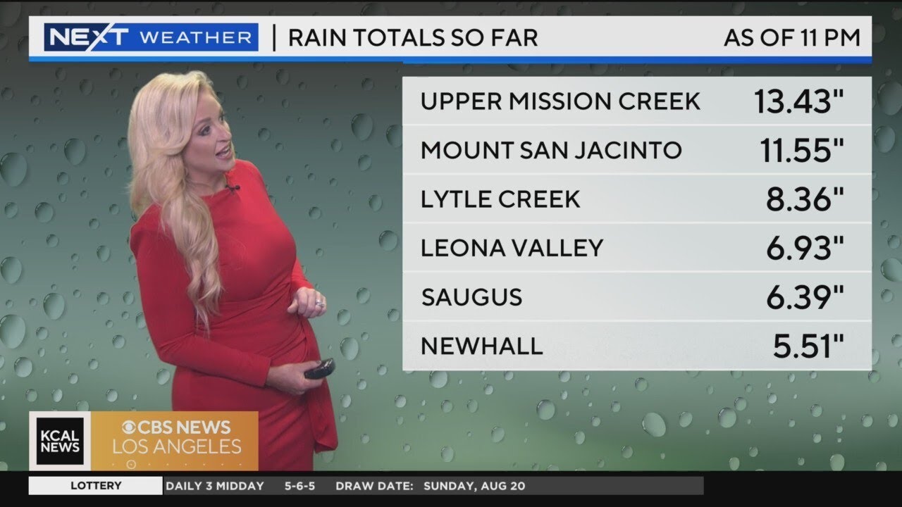 Tracking Tropical Storm Hilary: What are the rain totals so far?
