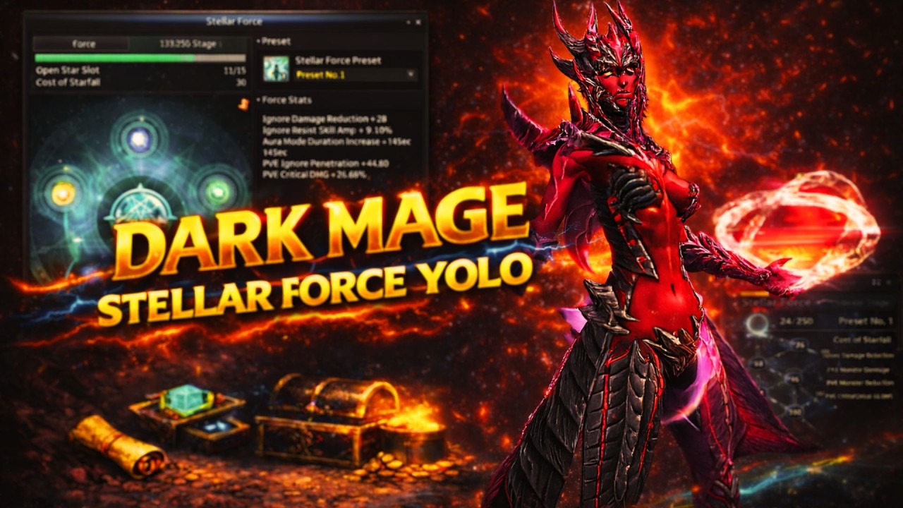 CABAL ONLINE - Dark Mage  🔥 Stellar Force  Yolo . Road to 170  Stage.