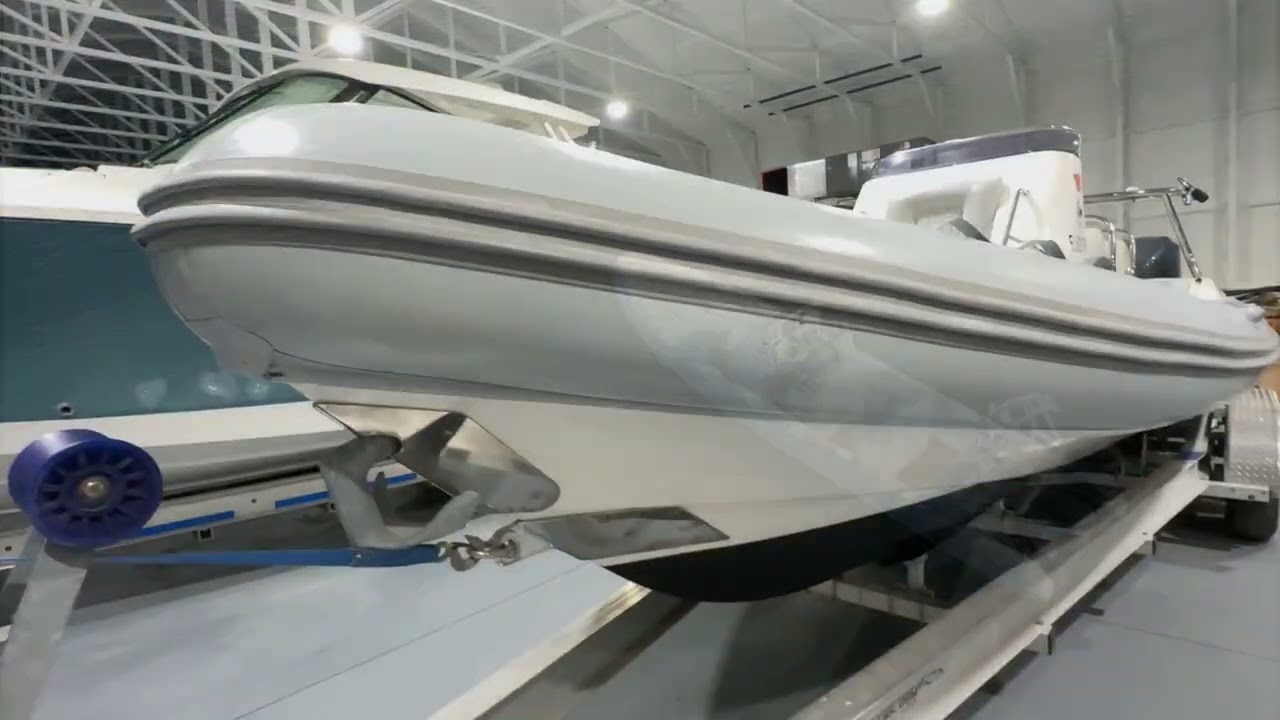 🔥 FOR SALE 2010 Cobra 8.6 rigid inflatable boat RIB Yamaha twins nautique lake deep v hull hypalon 