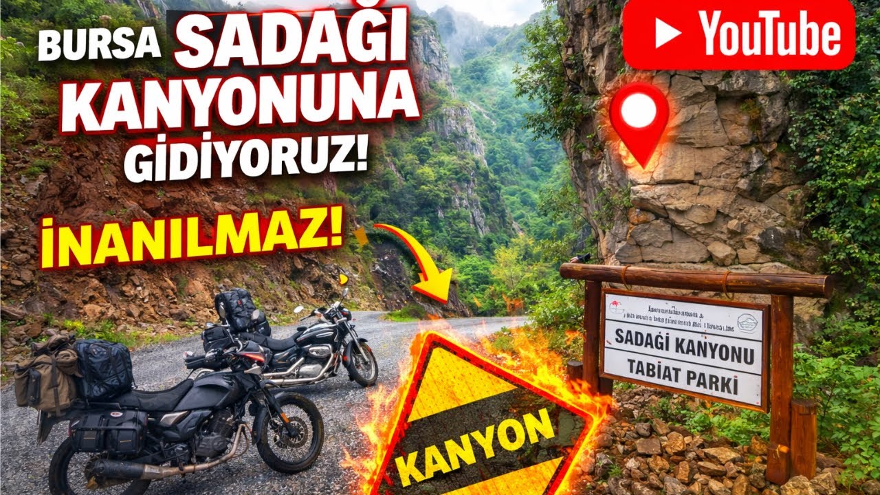 Bursa Sadağı Kanyonuna Giderken Kaza Yaptık! 😱 | Chopper ve Cross Macerası #SadağıKanyonu #Motovlog