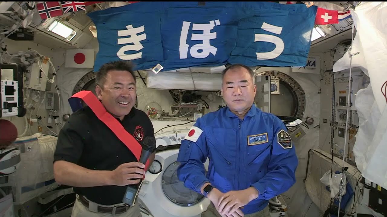 iss065m261161059 Expedition 65 JAXA Astronauts Noguchi and Hoshide Talk With Japanese Media 210426
