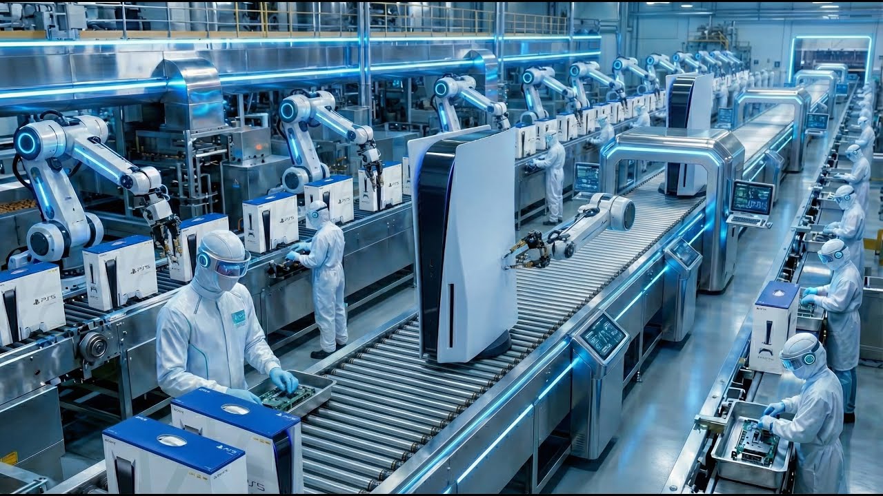 Inside a Modern PlayStation 5 Factory: From Raw Components to Ready-to-Play Console (Full Process)