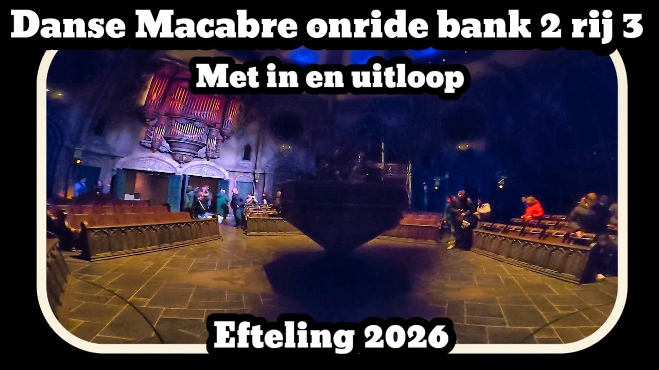 Danse Macabre onride bank 2 rij 3 met in en uitloop [Efteling 2026]