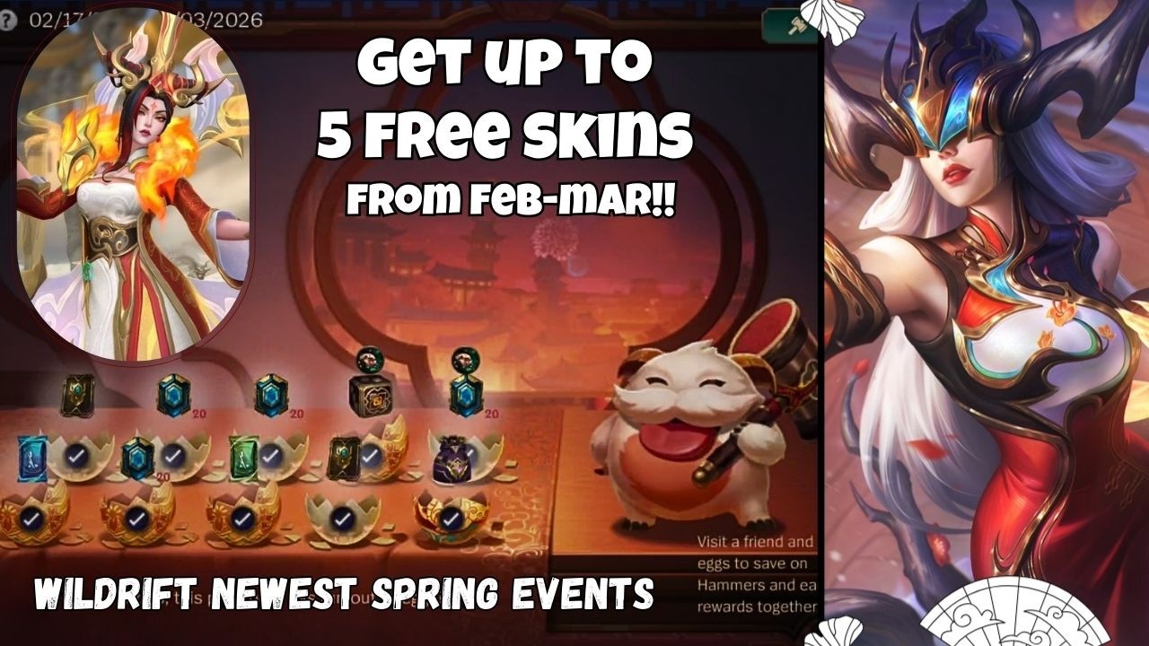 New free skin event??🥠🔨 | Wild Rift Spring Fortune Egg Smashing Event, Spring Pass & more
