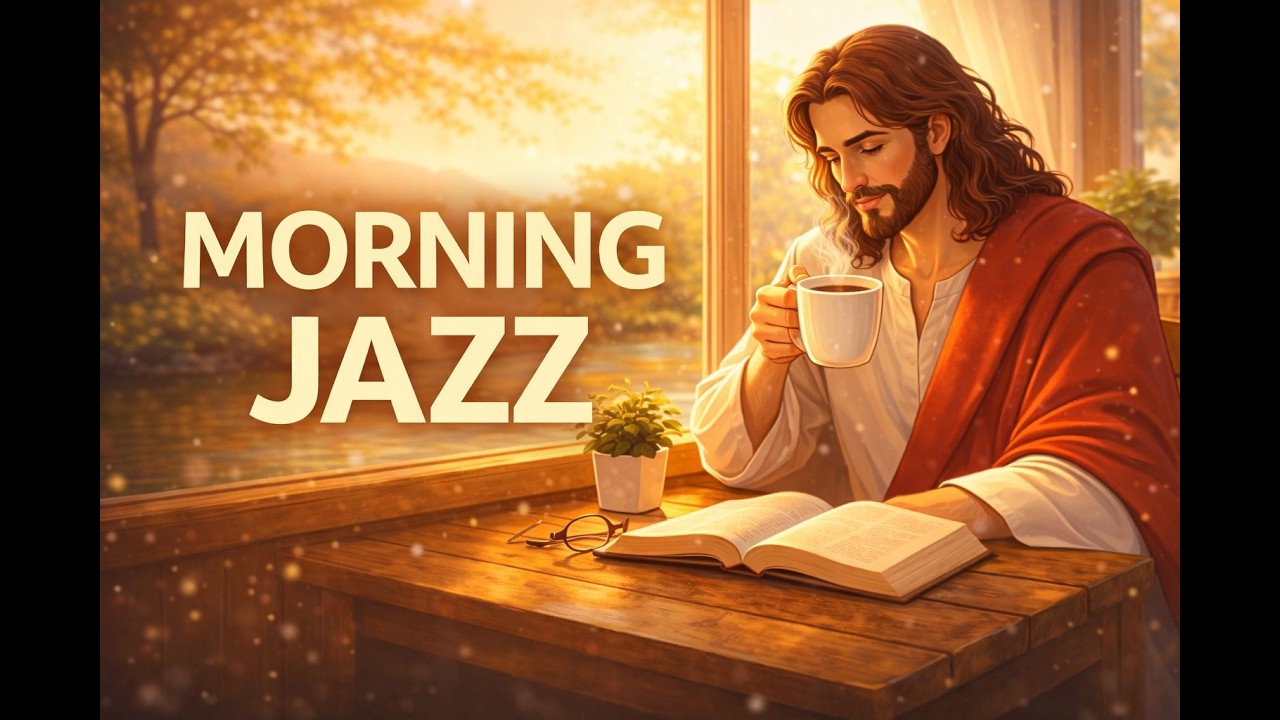 Peaceful Christian Jazz ☕ Morning Coffee & Study Music | Relaxing Calm Jazz Café