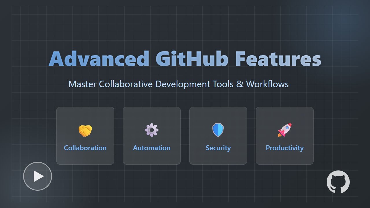 🚀 Master GitHub: Advanced Features for Collaboration, Automation, & Security