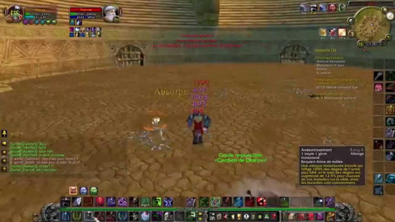 WOW 3.3.5 SUR DARLUOK ; DUELS DANS  L'ARENE DE GURUBASHI