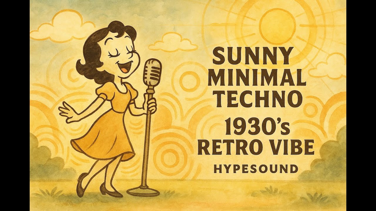 Sunny Minimal Techno | Deep Female Vocal Chops • Retro Cartoon Vibe (30 Min)