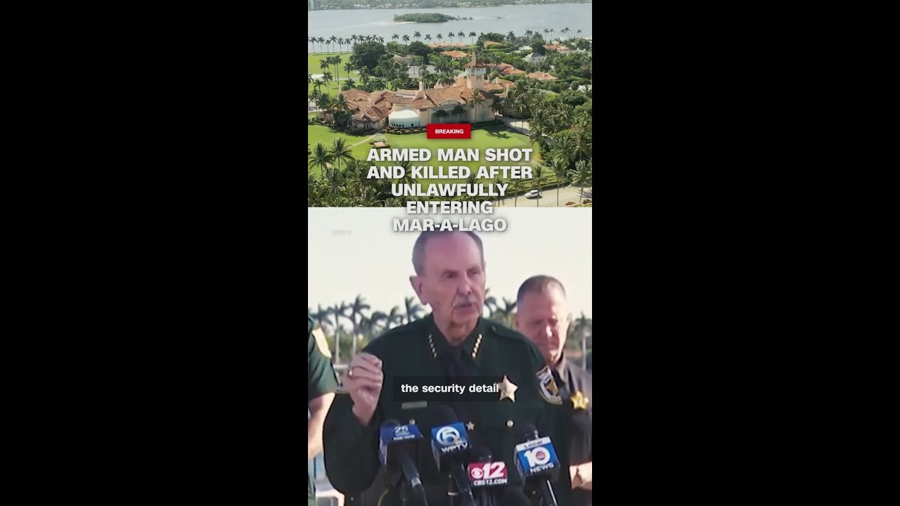 Armed man shot and killed at Mar a Lago