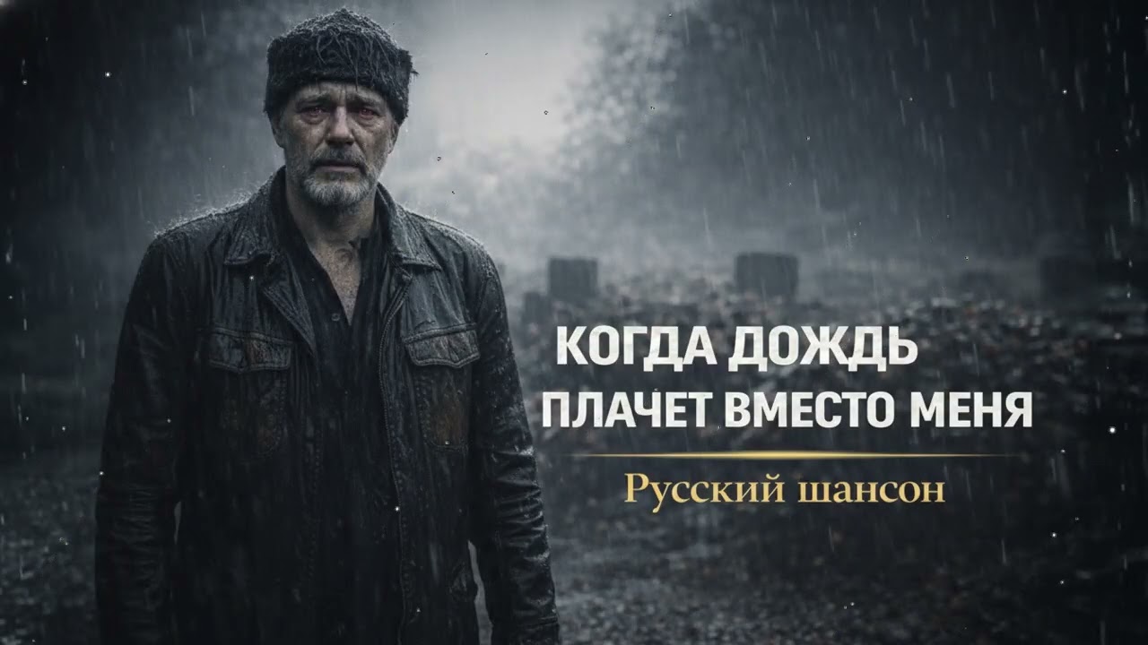 🌧️⚰️ Русский шансон о потере – дождь, могилы и молчание вместо слов