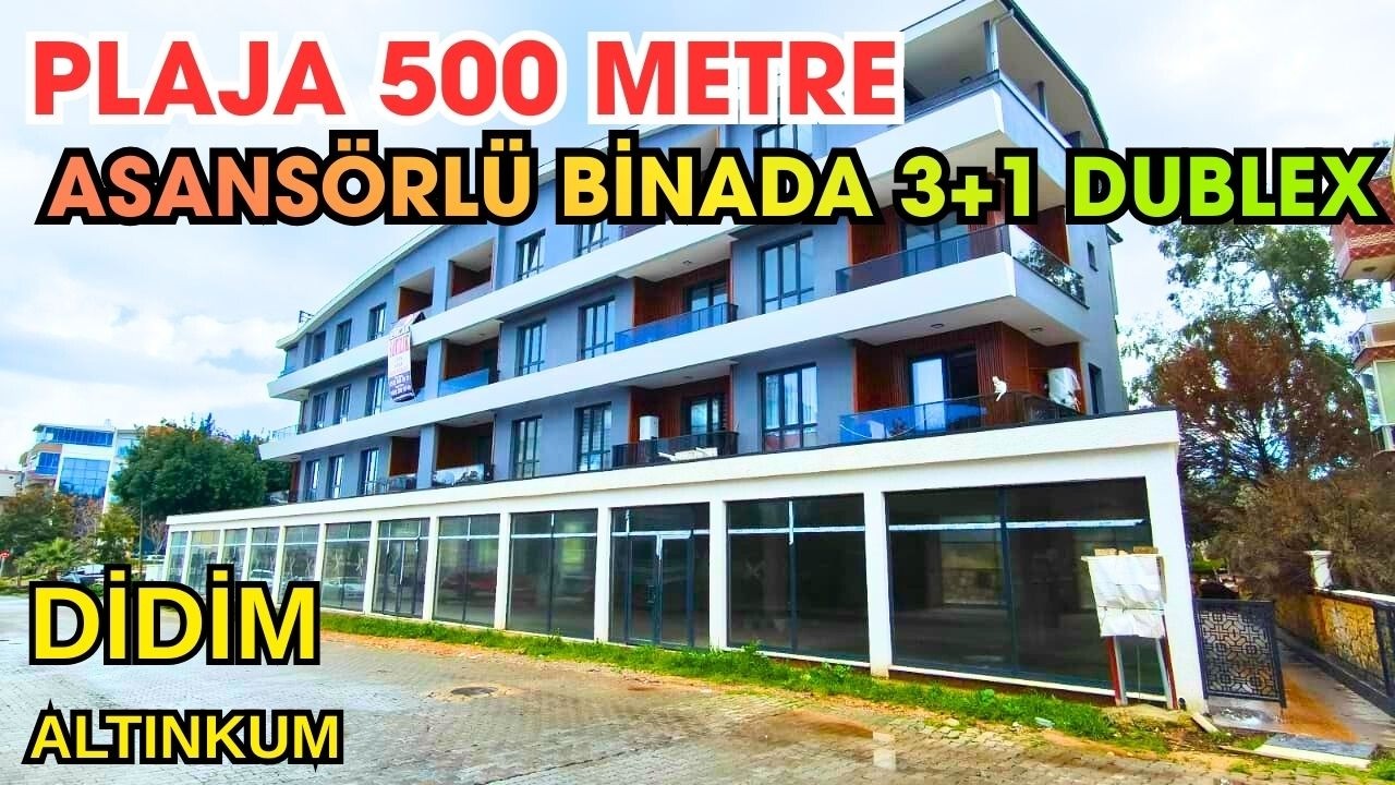 DİDİM ALTINKUM SATILIK 3+1 DUBLEX TURU #viral #vlog