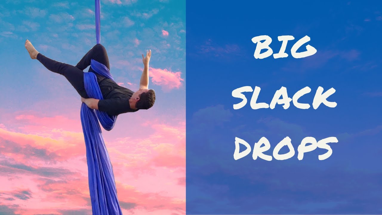 Three EASY drops on Aerial Silks