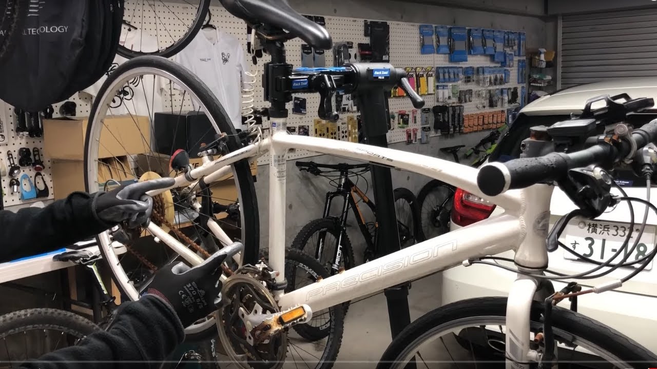 ぼろぼろのクロスバイクは直せる？③ 分解編