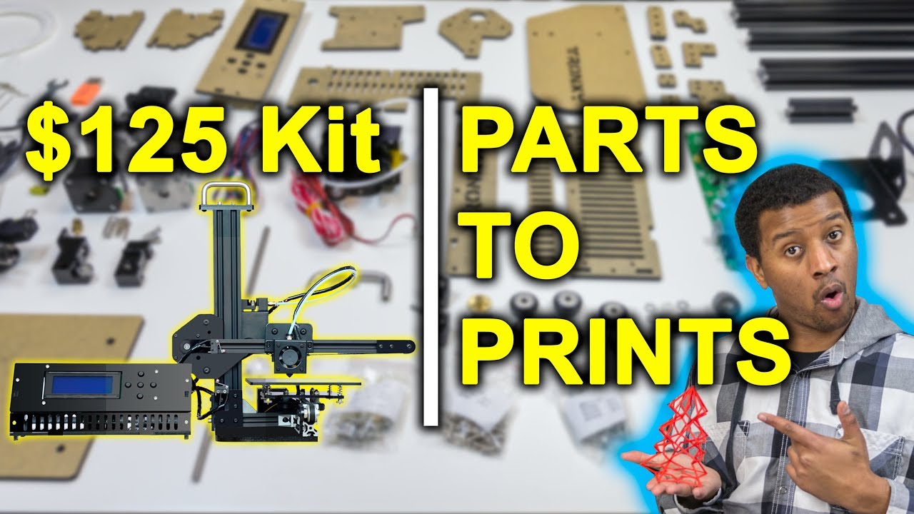 $125 3D Printer Kit - Tronxy X1 | IN DEPTH Unboxing, Build & First Impressions